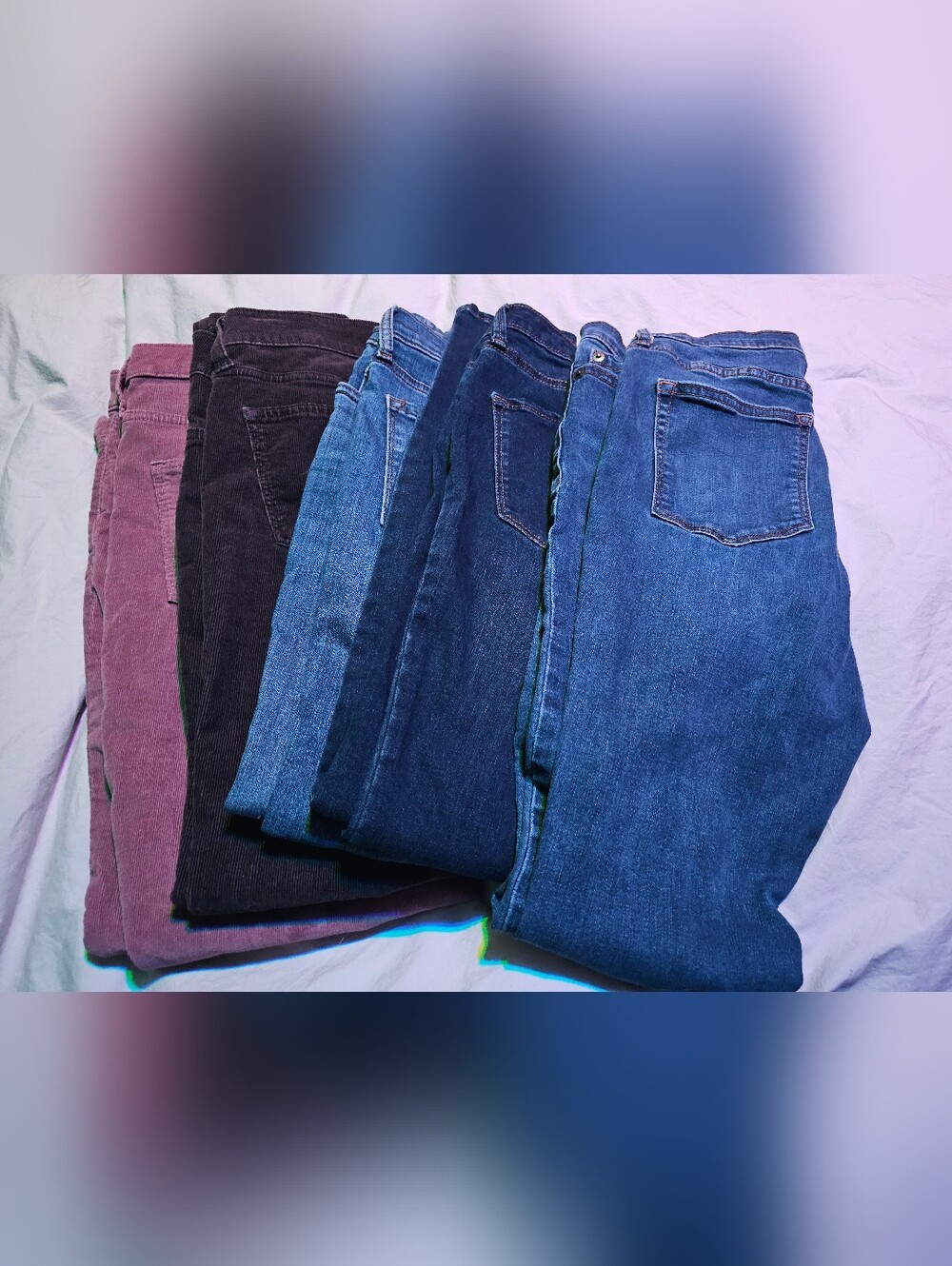 Lot Of Size 6 Skinny Jeans And Cords Banana Republic Jessica Simpson Sonoma